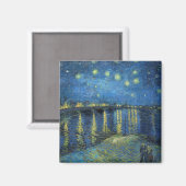 Impressionisme Vincent Van Gogh Starry Sterrennach Magneet (Voorkant / Achterkant)