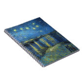 Impressionisme Vincent Van Gogh Starry Sterrennach Notitieboek (Rechterzijde)