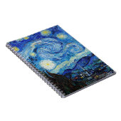 Impressionisme Vincent Van Gogh Starry Sterrennach Notitieboek (Rechterzijde)