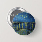 Impressionisme Vincent Van Gogh Starry Sterrennach Ronde Button 5,7 Cm (Voorkant /achterkant)