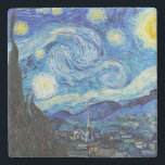 Impressionisme Vincent Van Gogh Starry Sterrennach Stenen Onderzetter<br><div class="desc">Impressionisme Vincent Van Gogh Starry Sterrennacht Betekenis beroemd Visual Arts Design een geweldig voorbeeld van een expressionistische kunst. Deze impressionisme Vincent Van Gogh Starry Sterrennacht Betekenis het beroemde Ontwerp van Visuele Kunsten weerspiegelt de essentie van de kunstenaar en de tijdspanne die binnen wordt gecreeerd. Perfect voor kunstliefhebbers van alle leeftijden,...</div>