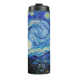 Impressionisme Vincent Van Gogh Starry Sterrennach Thermosbeker