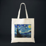 Impressionisme Vincent Van Gogh Starry Sterrennach Tote Bag<br><div class="desc">Impressionisme Vincent Van Gogh Starry Sterrennacht Betekenis beroemd Visual Arts Design een geweldig voorbeeld van een expressionistische kunst. Deze impressionisme Vincent Van Gogh Starry Sterrennacht Betekenis het beroemde Ontwerp van Visuele Kunsten weerspiegelt de essentie van de kunstenaar en de tijdspanne die binnen wordt gecreeerd. Perfect voor kunstliefhebbers van alle leeftijden,...</div>