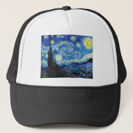 Impressionisme Vincent Van Gogh Starry Sterrennach Trucker Pet