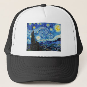 Impressionisme Vincent Van Gogh Starry Sterrennach Trucker Pet