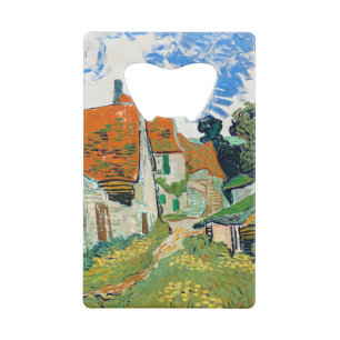 Impressionisme Vincent Van Gogh Street in Auvers Creditkaart Flessenopener