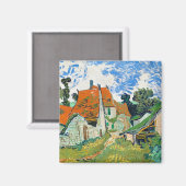 Impressionisme Vincent Van Gogh Street in Auvers Magneet (Voorkant / Achterkant)