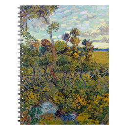 Impressionisme Vincent Van Gogh Sunset in Montmajo Notitieboek