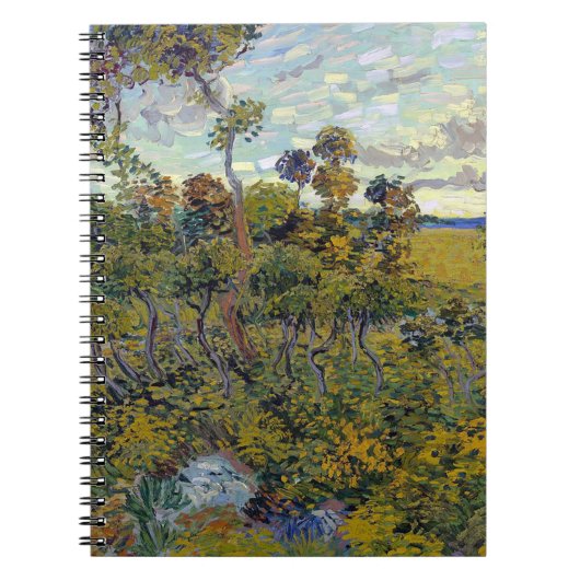 Impressionisme Vincent Van Gogh Sunset in Montmajo Notitieboek (Voorkant)