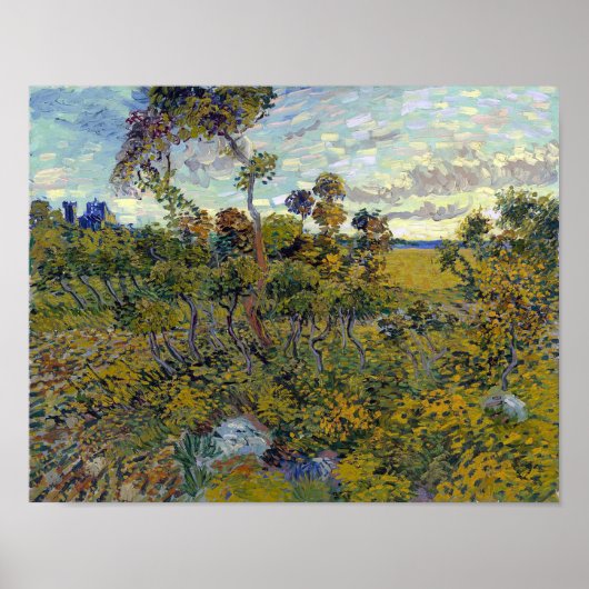 Impressionisme Vincent Van Gogh Sunset in Montmajo Poster (Voorkant)