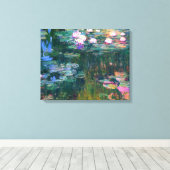 Impressionisme Water zorgt ervoor dat het schilder Canvas Afdruk (Insitu (Houten vloer))