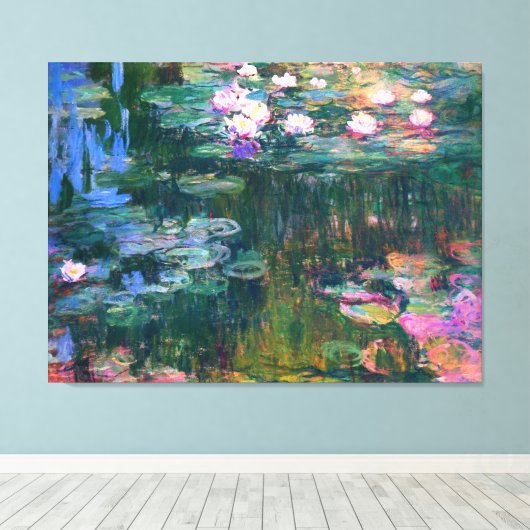 Impressionisme Water zorgt ervoor dat het schilder Canvas Afdruk (Insitu (Houten vloer))