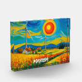 Impressionisme Zonne- en Windenergie Fotoblokken (Links)