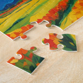 Impressionisme Zonne- en Windenergie Legpuzzel (Zijkant)