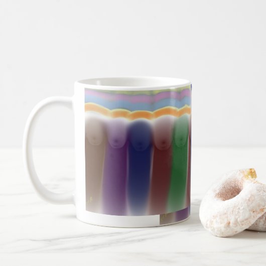 Impressionist Art Coffee Mug Koffiemok (Met donut)