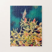 Impressionist Artsy Dramatic Hummingbird Puzzle Legpuzzel (Verticaal)