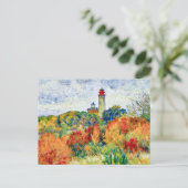 Impressionist Autumn Scene at Kap Arkona Lighthous Briefkaart (Staand voorkant)
