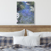 Impressionist Blue Forest Path Canvas Afdruk (Insitu (Slaapkamer))