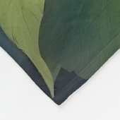 Impressionist Blue Hydrangeas Fleece Deken (Hoek)