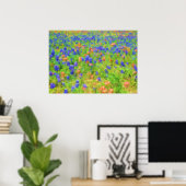 Impressionist Bluebonnet Poster (Thuiskantoor)