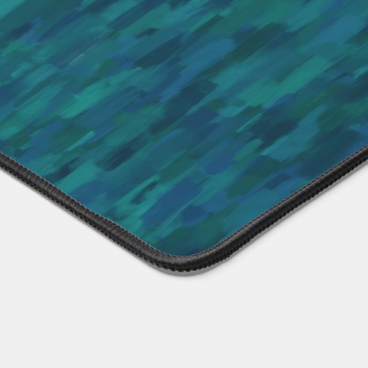 Impressionist Brush Strokes, Navy, Teal, Blue Bureaumat (Hoek)