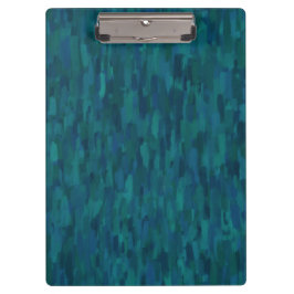 Impressionist Brush Strokes, Navy, Teal, Blue Klembord
