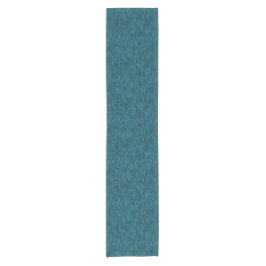 Impressionist Brush Strokes, Navy, Teal, Blue Korte Tafelloper