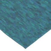 Impressionist Brush Strokes, Navy, Teal, Blue Korte Tafelloper (Hoek)