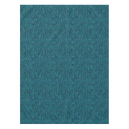 Impressionist Brush Strokes, Navy, Teal, Blue Tafelkleed