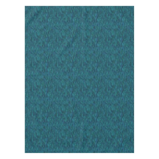 Impressionist Brush Strokes, Navy, Teal, Blue Tafelkleed (Voorkant)