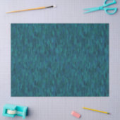 Impressionist Brush Strokes, Navy, Teal, Blue Tissuepapier (Craft)
