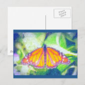 Impressionist Butterfly Briefkaart (Voorkant / Achterkant)