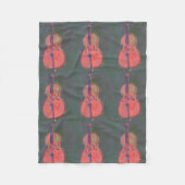 Impressionist Cello Blanket Fleece Deken (Voorkant)