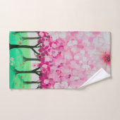 Impressionist cherry blossom douchergordijn bad handdoek (Handdoek)