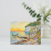 Impressionist Cliffs on Ruegen Island with Baltic  Briefkaart (Staand voorkant)