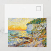 Impressionist Cliffs on Ruegen Island with Baltic  Briefkaart (Voorkant / Achterkant)