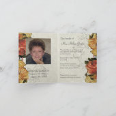 Impressionist Coral Yellow Rose 2 Memorial Service (Binnen)