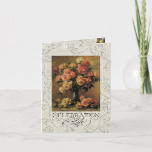 Impressionist Coral Yellow Rose 2 Memorial Service