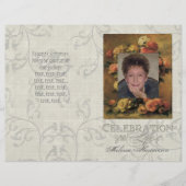 Impressionist Coral Yellow Rose 2 Memorial Service (Voorkant)