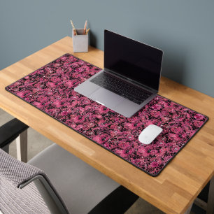 Impressionist Floral Art Desk Mat