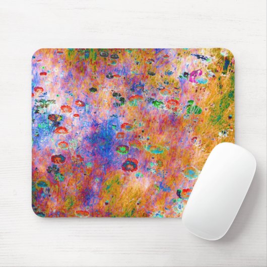 impressionist flower muis mat muismat (Met muis)