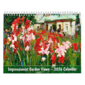 Impressionist Garden Views – 2026 Calendar Kalender (Hoes)