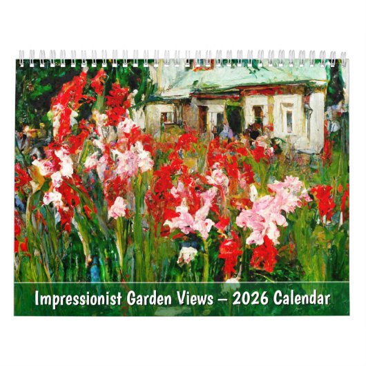 Impressionist Garden Views – 2026 Calendar Kalender (Hoes)