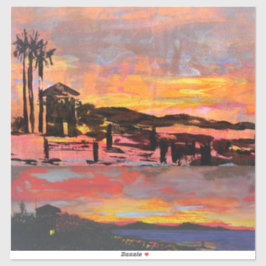 Impressionist, hetzelfde uitzicht, een onheilspell sticker