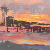 Impressionist, hetzelfde uitzicht, een onheilspell sticker (Voorkant)