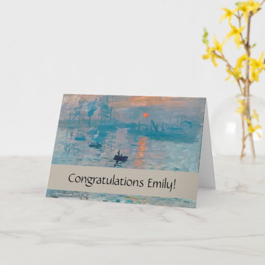 Impressionist Kaart (Gele Bloem)