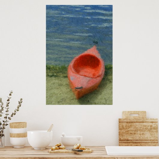 Impressionist Kayak Print (Keuken)