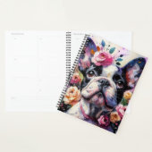 Impressionist Kleurrijke Pop Art Franse Bulldog Planner (Display)