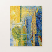 Impressionist Lakeside Pier on the Wannsee with Bo Legpuzzel (Verticaal)