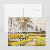 Impressionist Landscape of Worpswede in the Teufel Briefkaart (Voorkant / Achterkant)